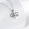 Wholesale S925 Sterling Silver Women's Clavicle Necklace Bow Personality Pendant