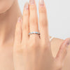 Wholesale S925 Sterling Silver Women's Devil's Eye Ring With Dropping Glue Treatment