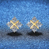 Wholesale S925 Sterling Silver Women's Earrings With Moissanite Cross Shape Light Luxury Style Electroplating Treatment Crown Pattern