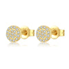 Wholesale S925 Sterling Silver Women's Earrings With Simple High End Sense And Leaf Pattern Electroplated