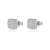 Wholesale S925 Sterling Silver Women's Earrings With Simple High End Sense And Leaf Pattern Electroplated