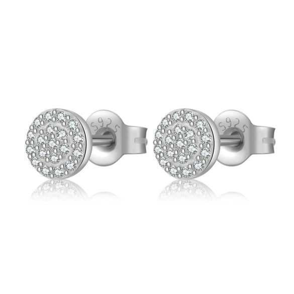Wholesale S925 Sterling Silver Women's Earrings With Simple High End Sense And Leaf Pattern Electroplated