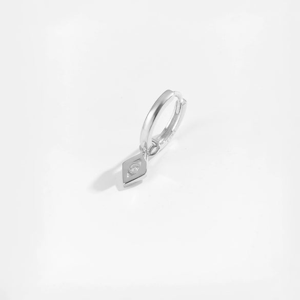 Wholesale S925 Sterling Silver Women's Irregular Design Earring With Platinum And 18K Gold Electroplating
