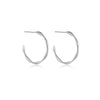 Wholesale S925 Sterling Silver Women's Light Luxury Niche High End Sense C Ring Earrings With Geometric Design And Electroplating Treatment