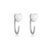Wholesale S925 Sterling Silver Women's Simple High End Ear Studs With U Shape Design And Diamond Treatment Process