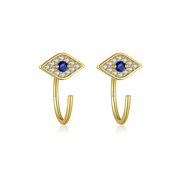 Wholesale S925 Sterling Silver Women's Simple High End Ear Studs With U Shape Design And Diamond Treatment Process