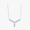 Wholesale S925 Sterling Silver Y Character Flower Flash Diamond Electroplated Women's Clavicle Chain Necklace Light Luxury Style