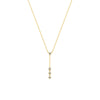 Wholesale S925 Sterling Silver Yshaped Geometric Minimalist Collarbone Necklace With Electroplating