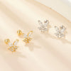 Wholesale S925 Sterling Silver Zircon Insect Butterfly Style Earring