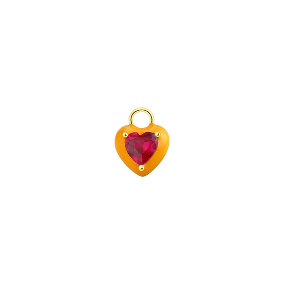 Wholesale S925 Sterling Silver Zircon Love Shaped Pendant Necklace For Women Sweet Style Clavicle Chain