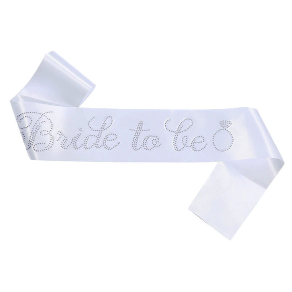 Wholesale Satin Bridal Belt With Bronzing Printing