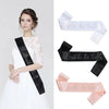 Wholesale Satin Bridal Belt With Bronzing Printing