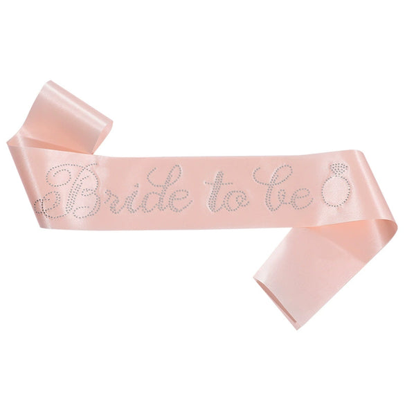 Wholesale Satin Bridal Belt With Bronzing Printing