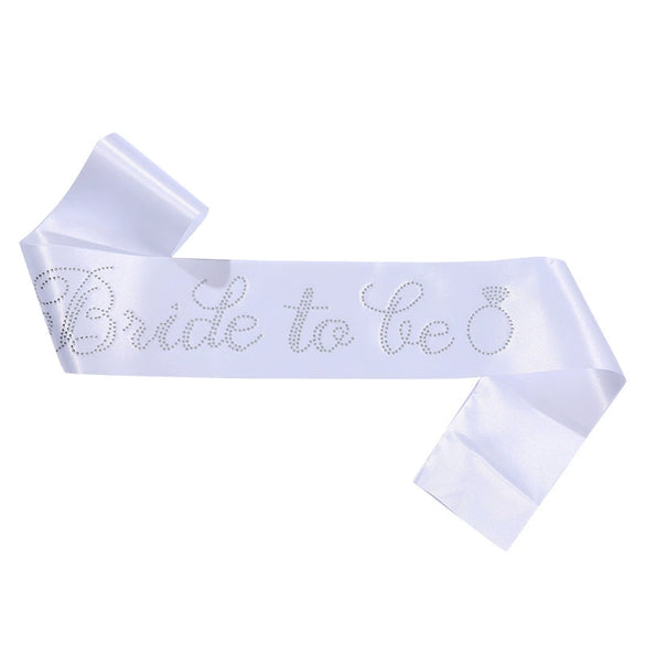 Wholesale Satin Bridal Belt With Bronzing Printing