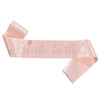 Wholesale Satin Bridal Belt With Bronzing Printing