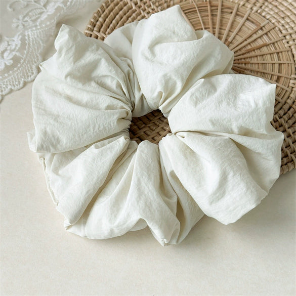 Wholesale Satin Handmade Cloud Sponge Hair Band For Women French Retro Style High Elasticity