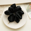 Wholesale Satin Handmade Large Intestine Hair Ring Solid Color Elegant Hair Tie Head Accessories