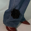 Wholesale Satin Retro Style Flower Anklet For Women