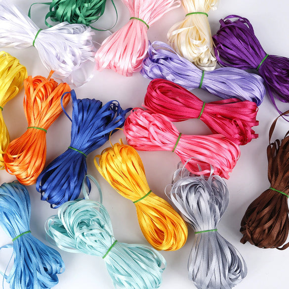 Wholesale Satin Ribbon For Diy Handmade Folding Flower Suit Material