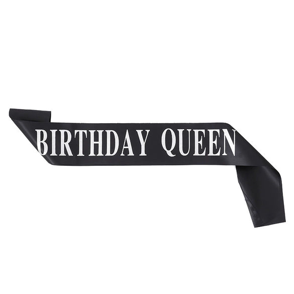 Wholesale Satin Shoulder Strap For Birthday Girl With Printing