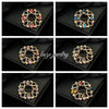Wholesale Scarf Buckle Brooch Women's Unisex Zinc Alloy Geometric Flower Electroplated Clothing Accessory