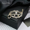 Wholesale Scarf Buckle Brooch Zinc Alloy Geometric Retro Electroplated