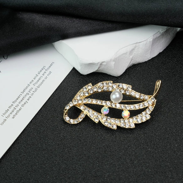 Wholesale Scarf Buckle Brooch Zinc Alloy Geometric Retro Electroplated