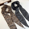Wholesale Scarf Polyester Chiffon Leopard Print Polar Dot Tie Dye Fashion Niche Highend