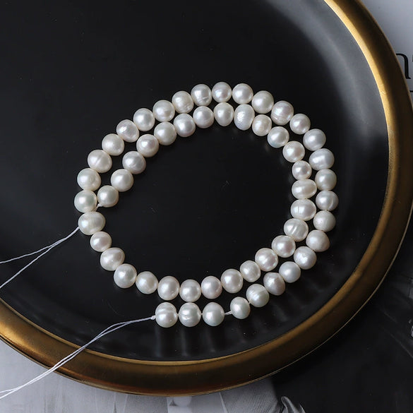 Wholesale Semifinished Natural Freshwater Pearl Naked Beads For Diy Potato Shape