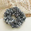 Wholesale Sequin Cloth Handmade Sweet Hair Scrunchie For Women