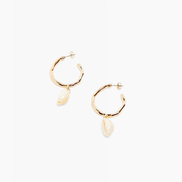 Wholesale Shell Earrings Handmade Geometric Natural Style Alloy Stainless Steel