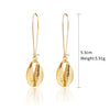 Wholesale Shell Earrings Handmade Geometric Natural Style Alloy Stainless Steel