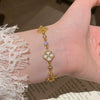 Wholesale Shell Flower Zircon Women's Highend Bracelet