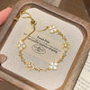 Wholesale Shell Flower Zircon Women's Highend Bracelet
