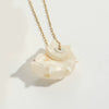 Wholesale Shell Geometric Pendant Necklace With Stainless Steel Chain Electroplated Style For Women