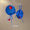 Wholesale Shell Geometric Spray Painted Asymmetric Wax Rope Stud Earrings For Women Versatile Light Luxury Highend