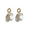 Wholesale Shell Geometric Tassel Earrings With Electroplating Light Luxury Highend Style For Women