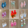 Wholesale Shell Handmade Geometric Needle Tassel Earrings For Women