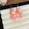 Wholesale Shell Handmade Geometric Needle Tassel Earrings For Women