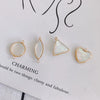 Wholesale Shell Jewelry Accessories Colorful Translucent Star Geometric Hanging Earrings Necklace