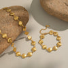 Wholesale Shell Jewelry Set With Marine Life Pattern Stainless Steel Gold Plated Handmade And Electroplated For Women's Summer