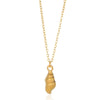 Wholesale Shell Starfish Necklace Stainless Steel With Animal Zodiac Pattern Electroplated