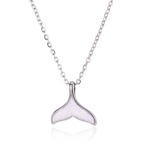 Wholesale Shell Starfish Necklace Stainless Steel With Animal Zodiac Pattern Electroplated