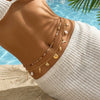 Wholesale Shell Turtle Pendant Body Chain Zinc Alloy Feminine Bikini Layering Accessory