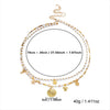 Wholesale Shell Turtle Pendant Body Chain Zinc Alloy Feminine Bikini Layering Accessory