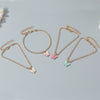 Wholesale Shiny Rhinestone Alloy Butterfly Pendant Anklet For Women Creative Simple Style