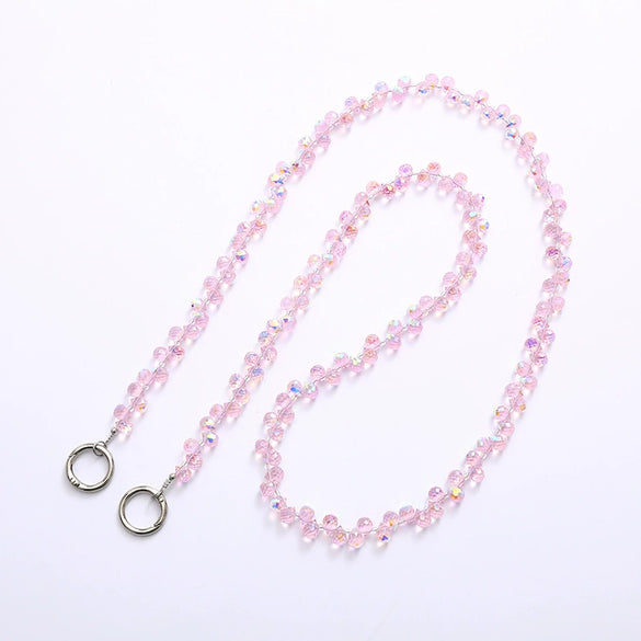 Wholesale Shoulder Bag Chain Accessories Handmade Beaded Water Drop Love Bell Pendant