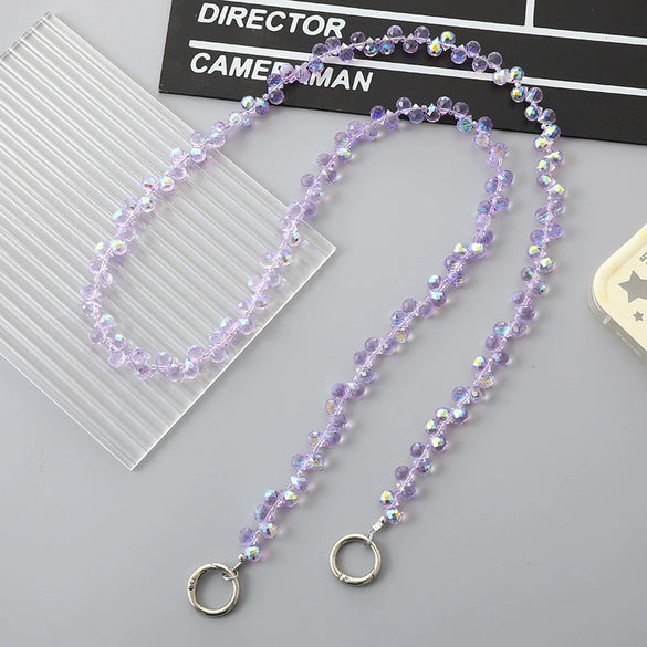 Wholesale Shoulder Bag Chain Accessories Handmade Beaded Water Drop Love Bell Pendant