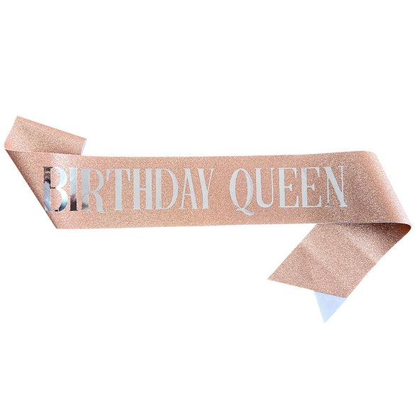 Wholesale Shoulder Strap Etiquette Belt Glitter Cloth Bronzing For Birthday Party