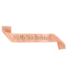 Wholesale Shoulder Strap Etiquette Belt Satin Cloth Printing For Birthday Party Ages 13 80